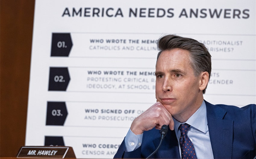 senator josh hawley net worth